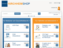 Tablet Screenshot of kirchheim-shop.de